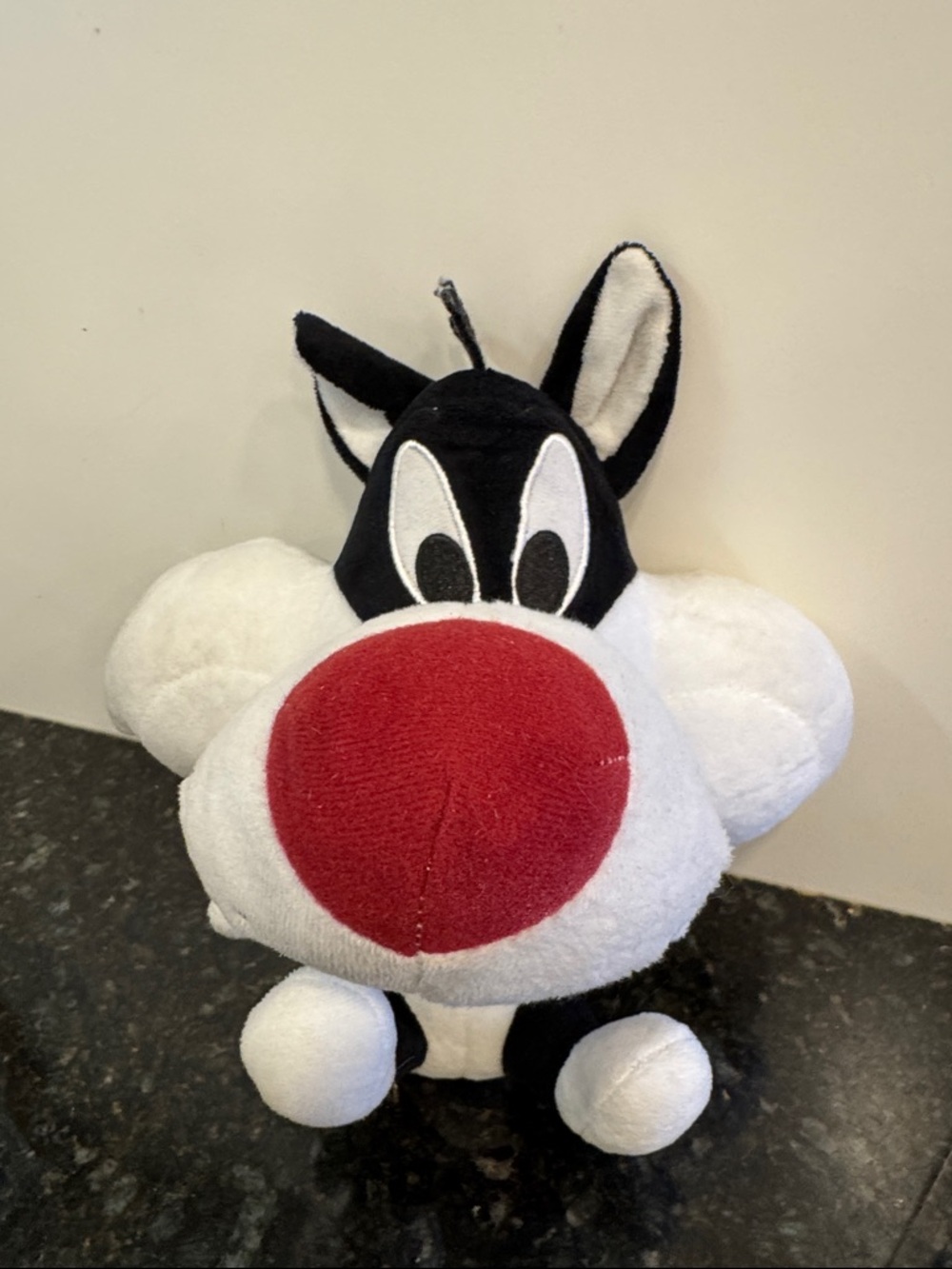 Looney Tunes Sylvester Plush Big Head Soft Toy Rare Cat. Size 9”